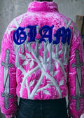 Glam acid pink Heretiq bomber