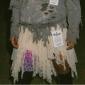 Deconstructed Multi-Layered Distressed Skirt