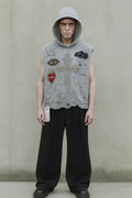 Oyster Grey Ritual Sleeveless Hood