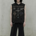 Ritual Sleeveless Hood in Black